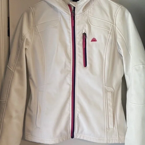 Snozu Performance Jacket Full Zip White Soft Ladies Size Medium*READ* - Picture 2 of 13